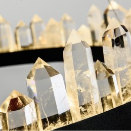 Luminária pendente de cristal com design de círculo requintado