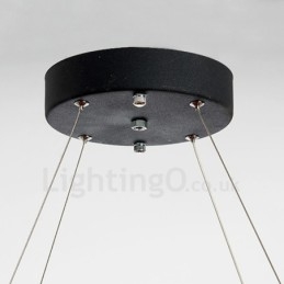 Modern Fashion Double Circle Cristal Pendant Light