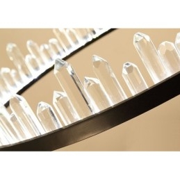 Modern Fashion Double Circle Cristal Pendant Light