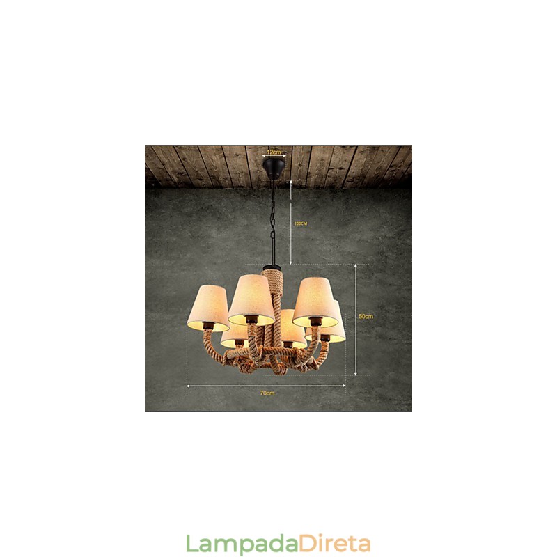 Country Designers Outros Lustre de Metal
