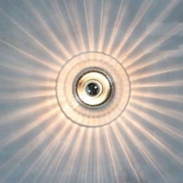 Arandelas de parede de lâmpada sem sombras Luz de teto contemporânea moderna