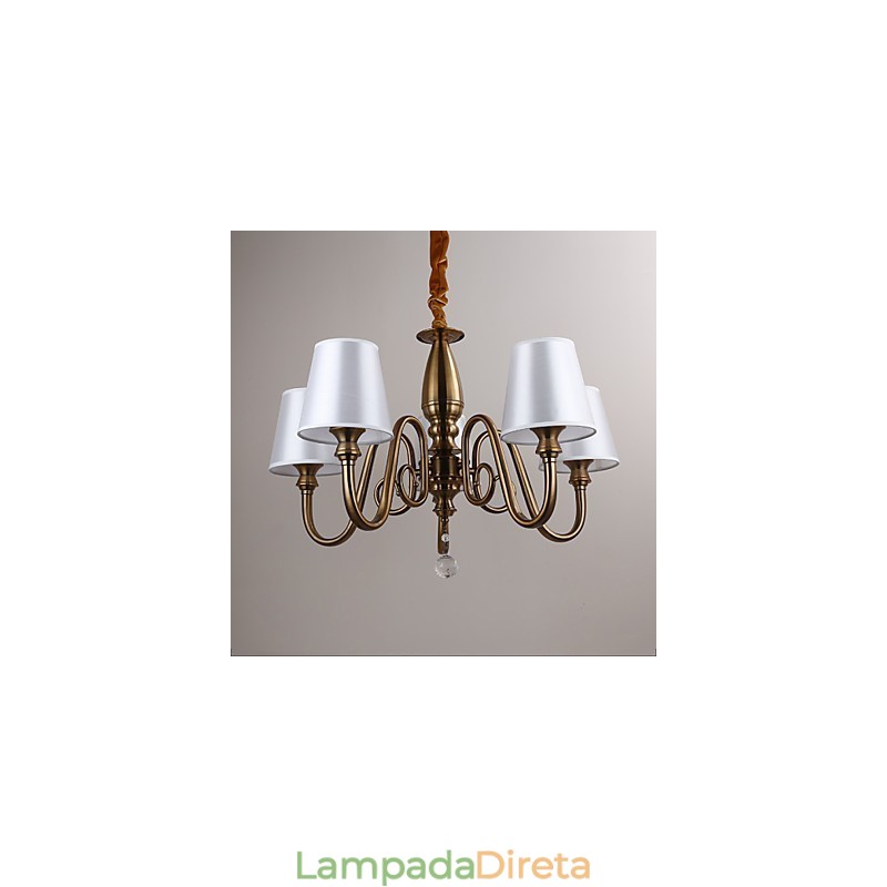 Lustre Moderno Contemporâneo Metal