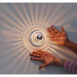 Arandelas de parede de lâmpada sem sombras Luz de teto contemporânea moderna