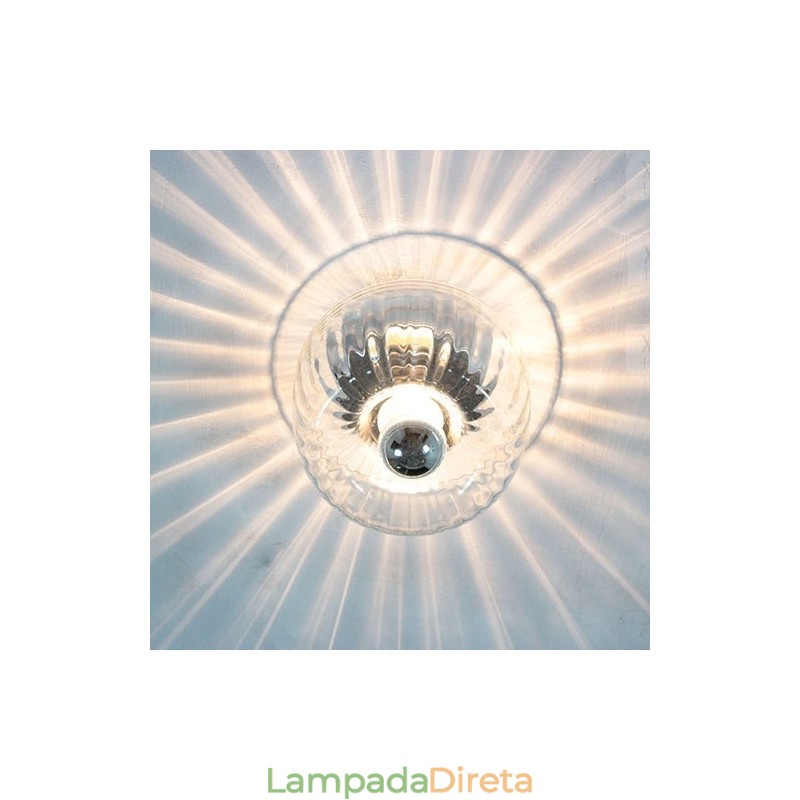 Arandelas de parede de lâmpada sem sombras Luz de teto contemporânea moderna