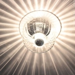 Arandelas de parede de lâmpada sem sombras Luz de teto contemporânea moderna