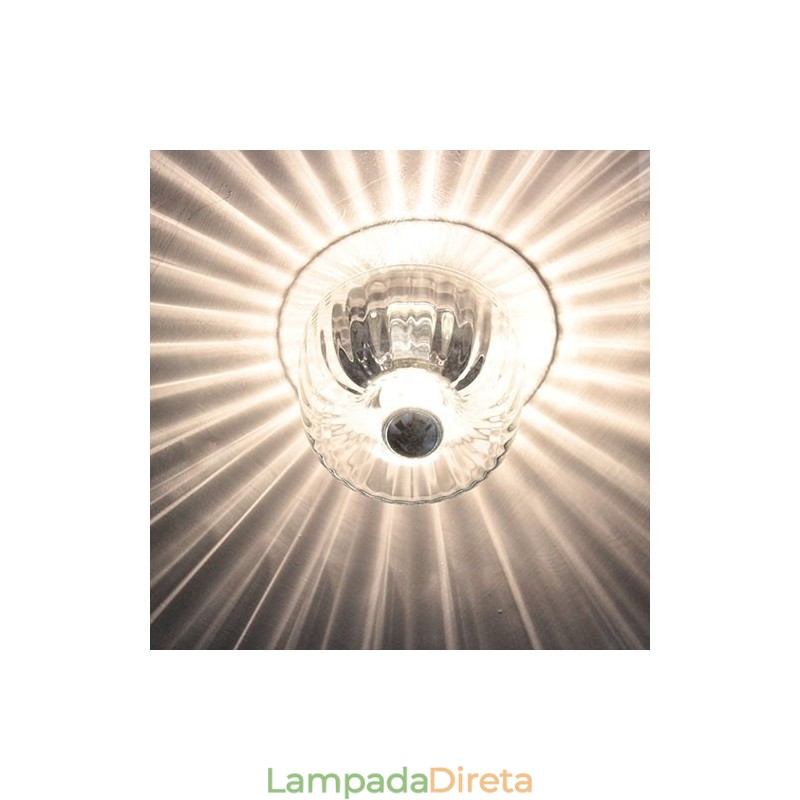 Arandelas de parede de lâmpada sem sombras Luz de teto contemporânea moderna