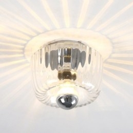 Arandelas de parede de lâmpada sem sombras Luz de teto contemporânea moderna