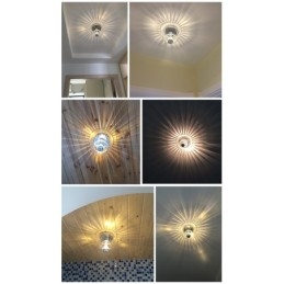 Arandelas de parede de lâmpada sem sombras Luz de teto contemporânea moderna