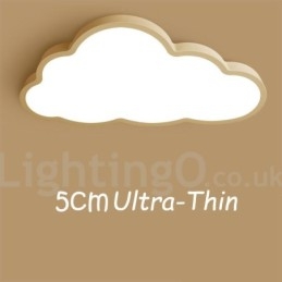 Nuvens ultrafinas reguláveis, estilo nórdico moderno e contemporâneo, luzes de teto embutidas com sombra de acrílico e controle remoto, também podem ser usadas como luz de parede