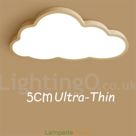 Nuvens ultrafinas reguláveis, estilo nórdico moderno e contemporâneo, luzes de teto embutidas com sombra de acrílico e controle remoto, também podem ser usadas como luz de parede Nuvens ultrafinas reguláveis, estilo nórdico moderno e contemporâneo, luzes de teto embutidas com sombra de acrílico e controle remoto, também podem ser usadas como luz de parede
