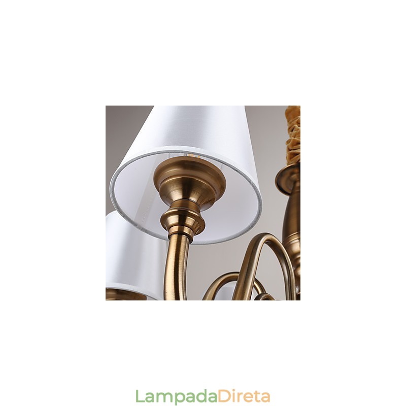 Lustre Moderno Contemporâneo Metal