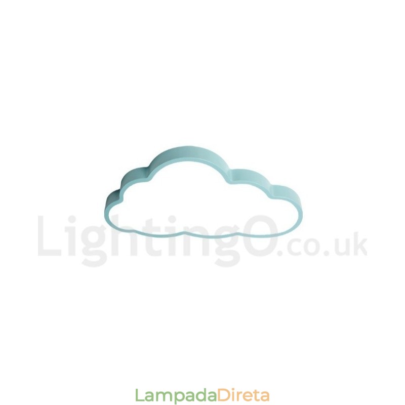 Nuvens ultrafinas reguláveis, estilo nórdico moderno e contemporâneo, luzes de teto embutidas com sombra de acrílico e controle remoto, também podem ser usadas como luz de parede