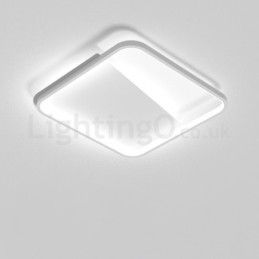Moderno Minimalista Ultra fino 5 cm Alumínio Quadrado Montagem Embutida Luzes de Teto