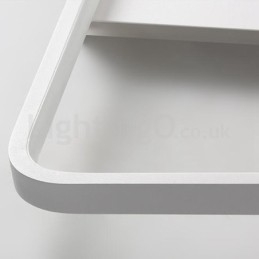 Moderno Minimalista Ultra fino 5 cm Alumínio Retângulo Montagem Embutida Luzes de Teto