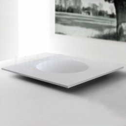 Luminária de teto moderna, elegante, quadrada, fina e embutida