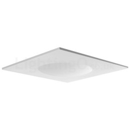 Luminária de teto moderna, elegante, quadrada, fina e embutida