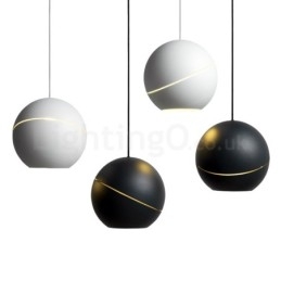 Luminária pendente moderna de cabeceira em forma de bola Luminária pendente