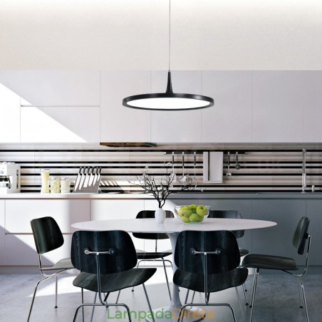 Luminária pendente de cabeça única estilo nórdico ultrafina Luminária pendente de cabeça única estilo nórdico ultrafina