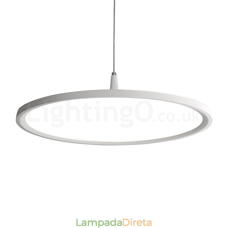 Luminária pendente de cabeça única estilo nórdico ultrafina