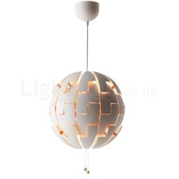 Lustre nórdico moderno bola pingente luz