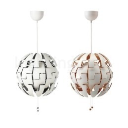 Lustre nórdico moderno bola pingente luz