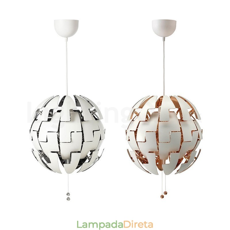 Lustre nórdico moderno bola pingente luz