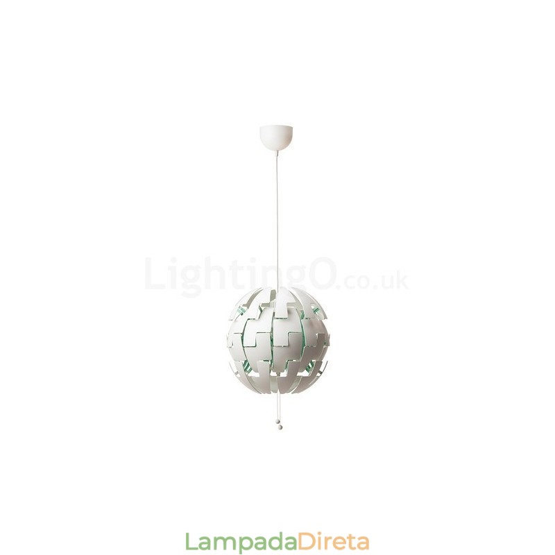 Lustre nórdico moderno bola pingente luz