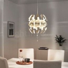 Lustre nórdico moderno bola pingente luz