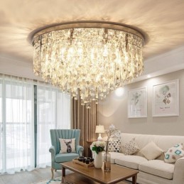 Luzes de teto embutidas modernas Luzes de cristal
