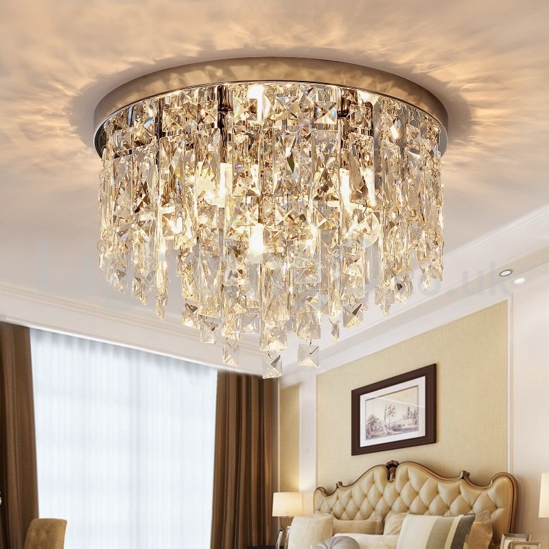 Luzes de teto embutidas modernas Luzes de cristal