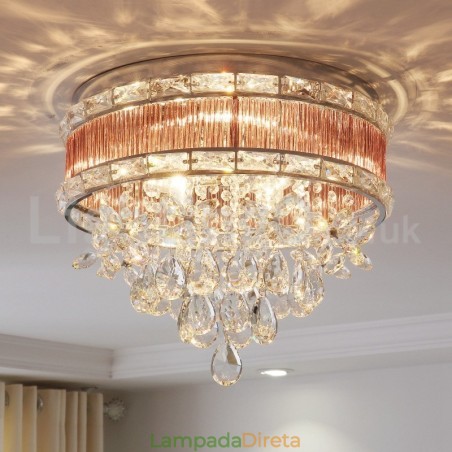 Este ano, luzes de teto de cristal de moda moderna embutidas Este ano, luzes de teto de cristal de moda moderna embutidas