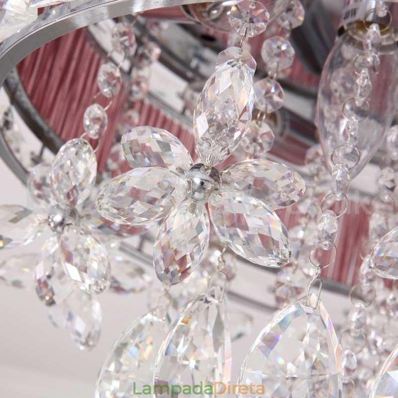Este ano, luzes de teto de cristal de moda moderna embutidas