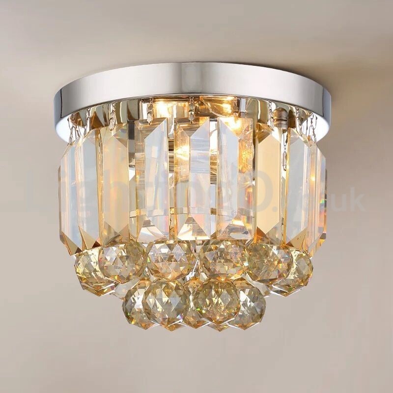Luzes de teto de cristal modernas embutidas