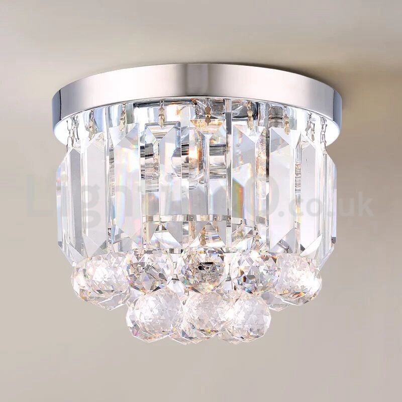 Luzes de teto de cristal modernas embutidas