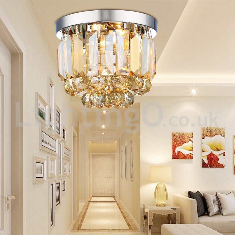 Luzes de teto de cristal modernas embutidas