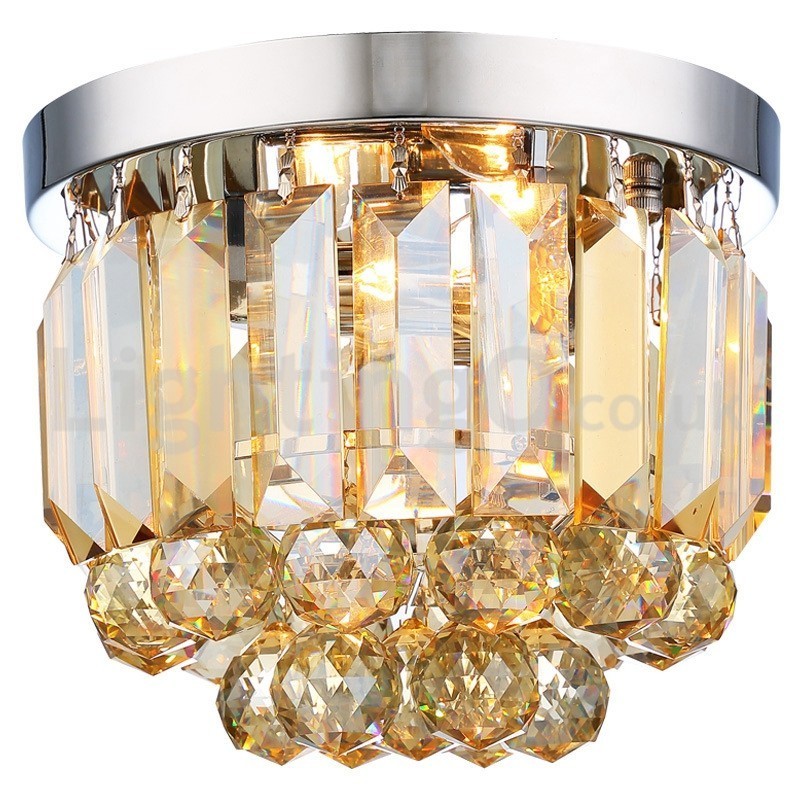 Luzes de teto de cristal modernas embutidas