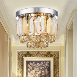 Luzes de teto de cristal modernas embutidas