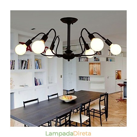 Loft American Vintage Luz de teto Luzes da moda Luzes Lâmpada de teto de ferro Loft American Vintage Luz de teto Luzes da moda Luzes Lâmpada de teto de ferro