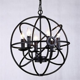 Mini Estilo Lustre Pingente Luz Moderna Contemporânea Tradicional Clássico Rústico Lodge Retro Lanterna Country Globe