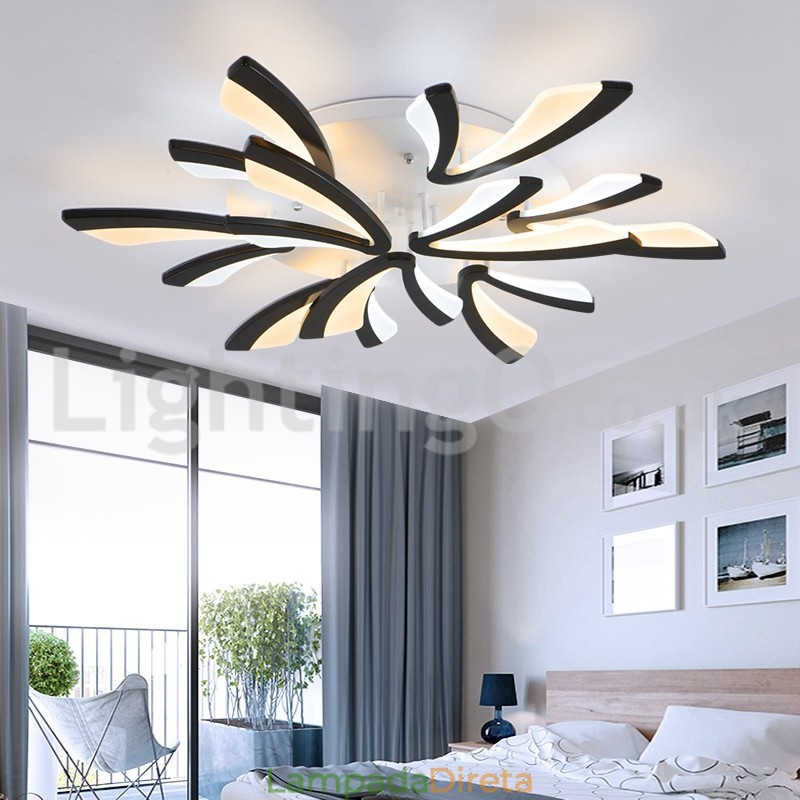 Mais novo 9 luzes modernas acessíveis embutidas luzes de teto