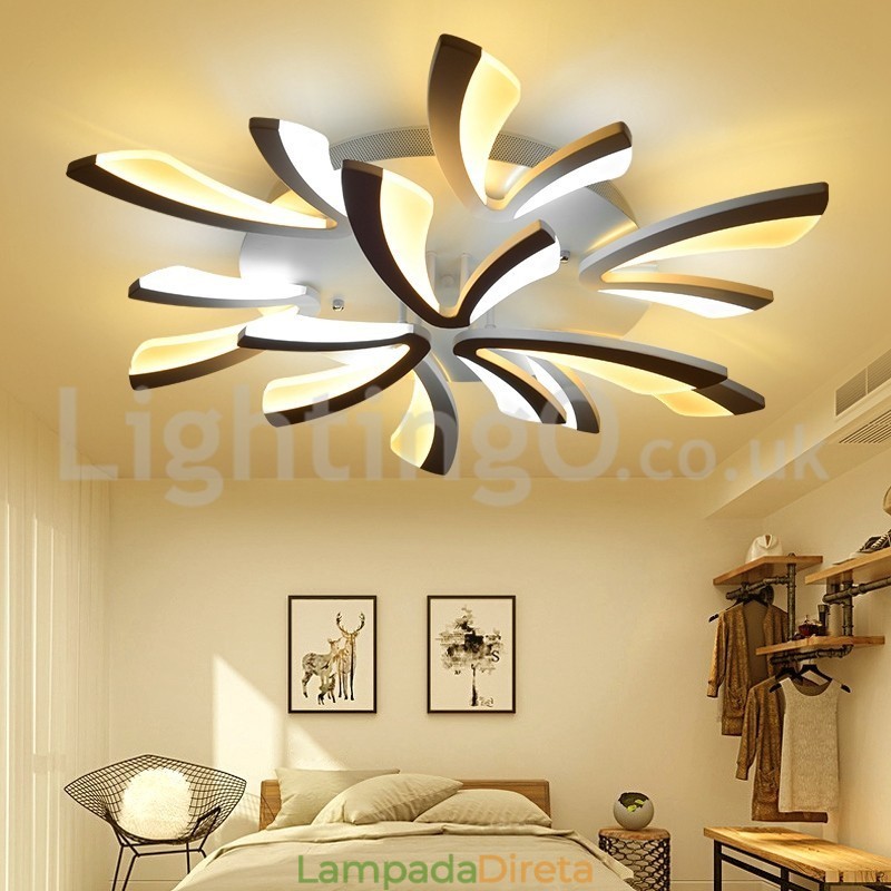 Mais novo 9 luzes modernas acessíveis embutidas luzes de teto