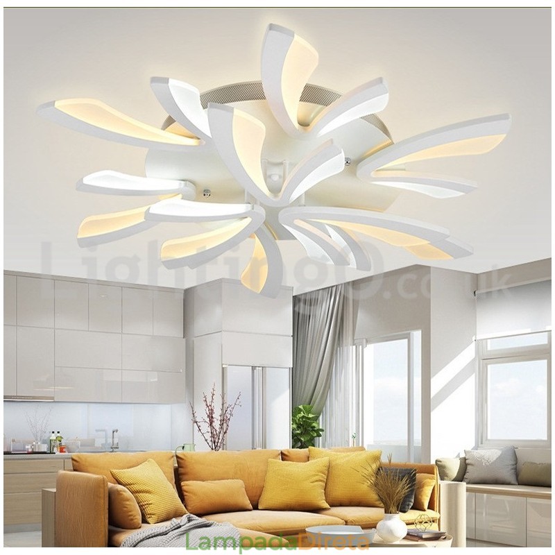Mais novo 9 luzes modernas acessíveis embutidas luzes de teto