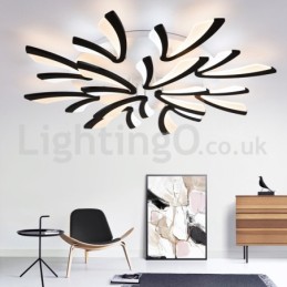 Mais novo 12 luzes elegantes modernas luzes de teto embutidas