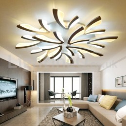 Mais novo 12 luzes elegantes modernas luzes de teto embutidas