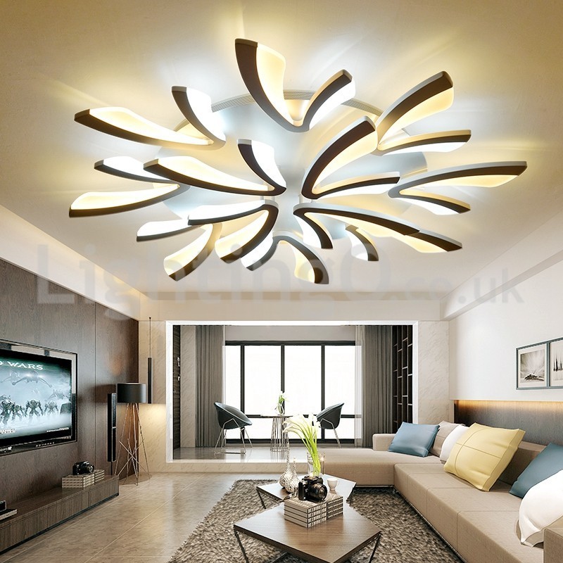 Mais novo 12 luzes elegantes modernas luzes de teto embutidas