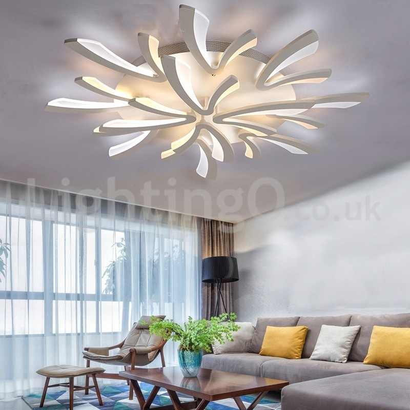 Mais novo 12 luzes elegantes modernas luzes de teto embutidas