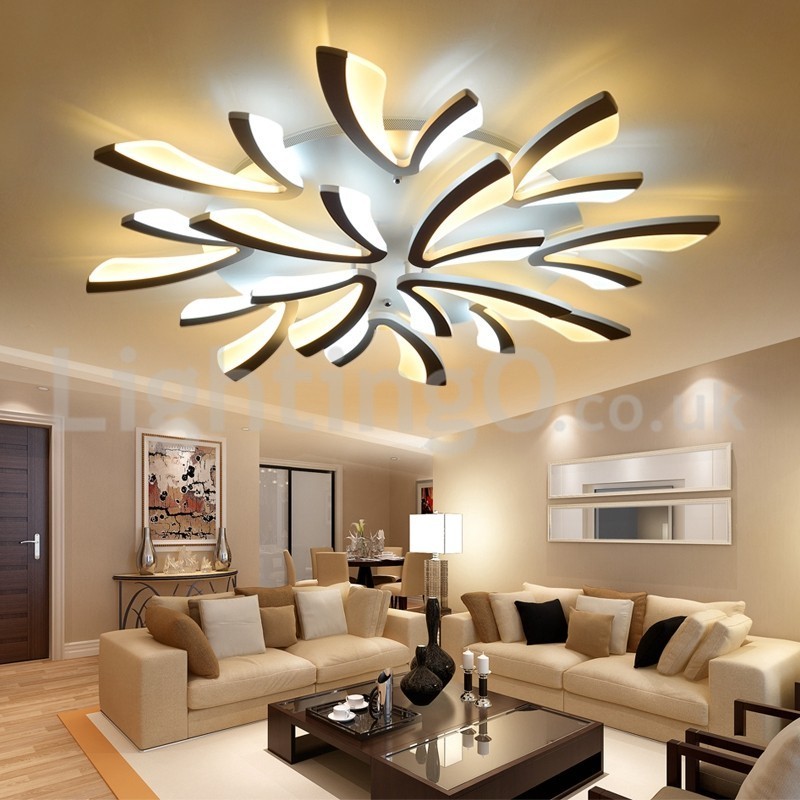 Mais novo 12 luzes elegantes modernas luzes de teto embutidas