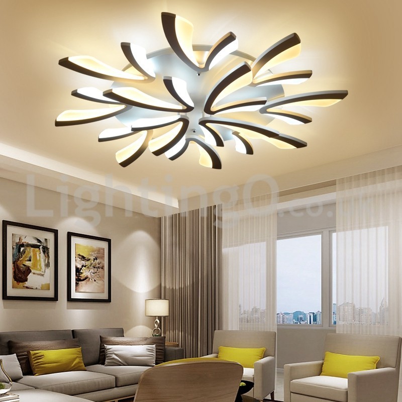 Mais novo 12 luzes elegantes modernas luzes de teto embutidas