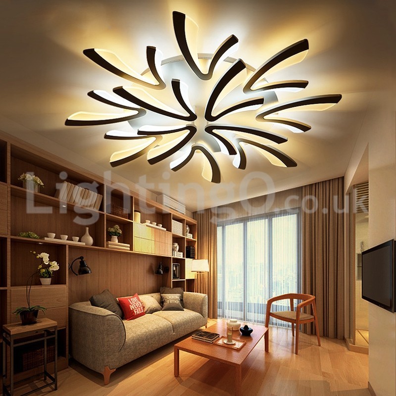 Mais novo 12 luzes elegantes modernas luzes de teto embutidas