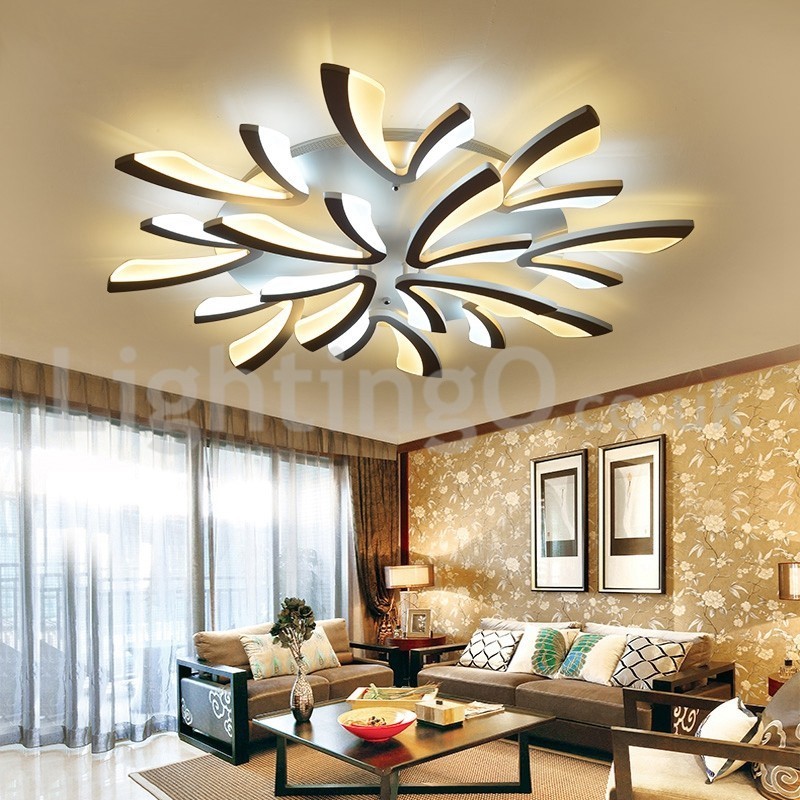 Mais novo 12 luzes elegantes modernas luzes de teto embutidas